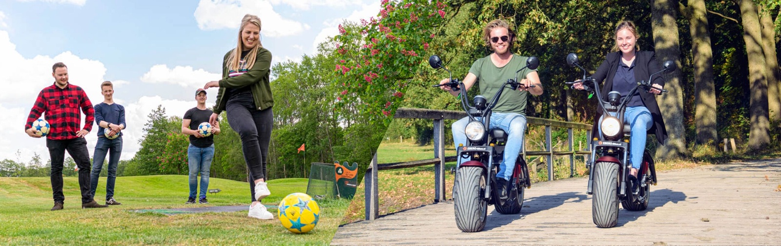 Voetgolf en e-chopper